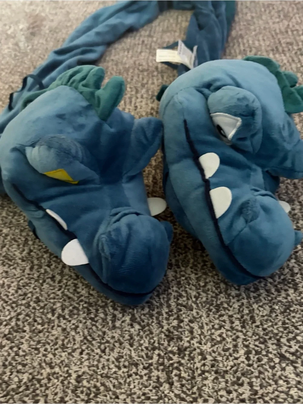 Disney Villains Plush Blue Dragon Kids One Piece scarf